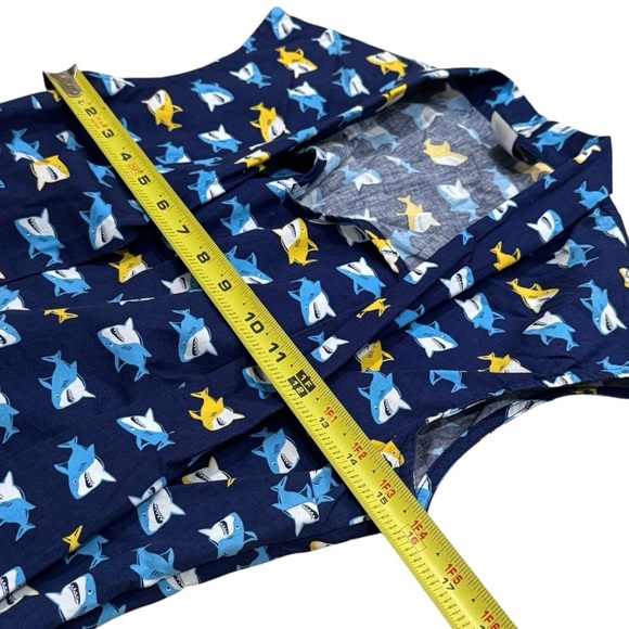 Retrolicious Novelty Shark Tie Halter Top Baby Shark Marine Biology Artsy Size S - Picture 9 of 10